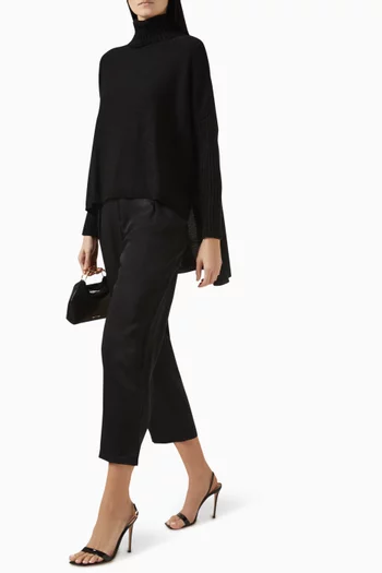 Turtleneck Top in Viscose-knit