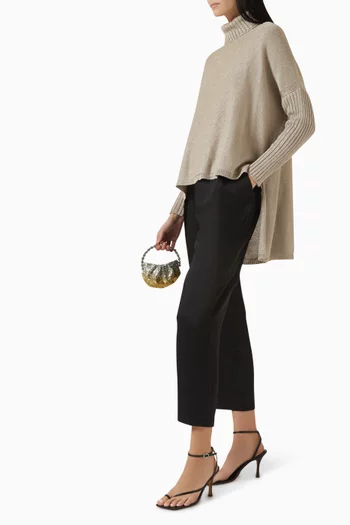Turtleneck Top in Viscose-knit
