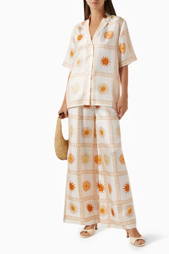 بنطال فيجنز اوف ذا صن حرير تويل