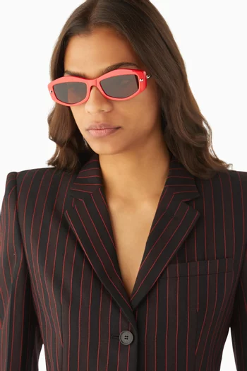 Geometric Sunglasses in Acetate