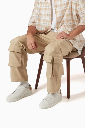 Clean 90 Cap Sneakers in Leather