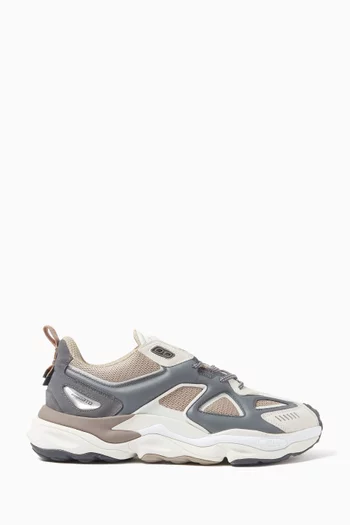 Satellite Runner Sneakers in Leather & Mesh