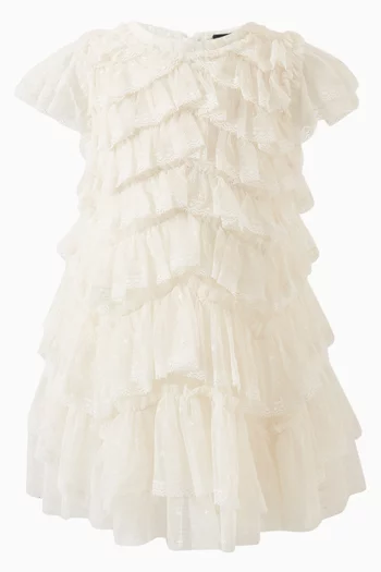 Exclusive Libby Layered Dress & Bloomers Set in Lace