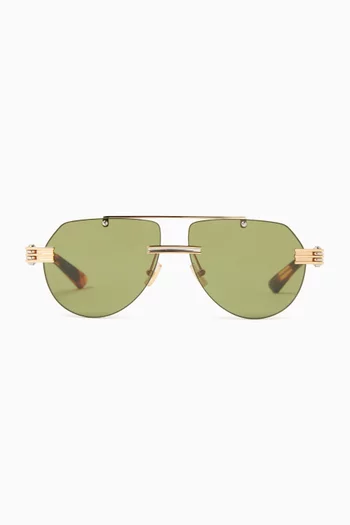 Aviator Sunglasses in Metal