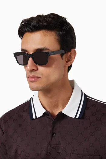 نظارة شمسية بإطار حرف D أسيتات