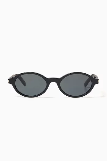 Oval Sunglasses in Acetate