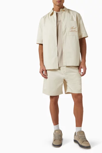 Distort Washed T-shirt in Organic Cotton-jersey