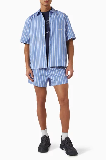 Striped Boxer Shorts in Cotton