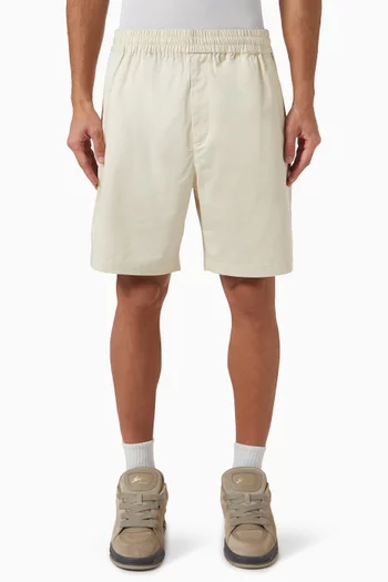Stitch Embroidered Shorts in Cotton