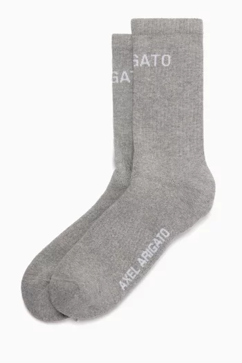 Logo Tube Socks in Cotton-blend