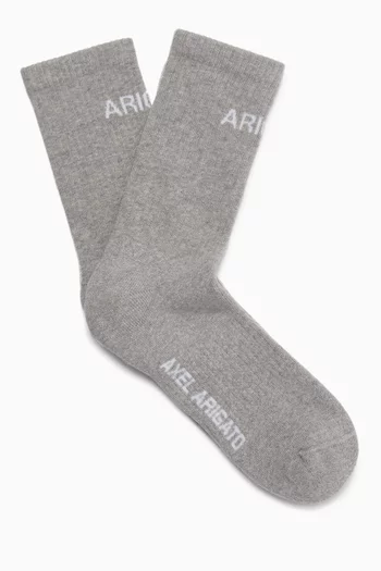 Logo Tube Socks in Cotton-blend