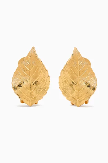 Leaf Clip-on Earrings
