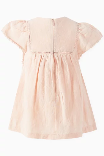 Embroidered Dress in Cotton