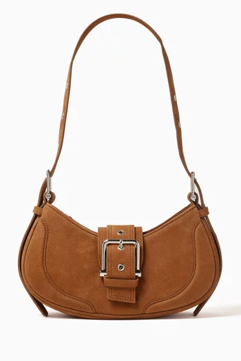 Brocle Shoulder Bag in Suede