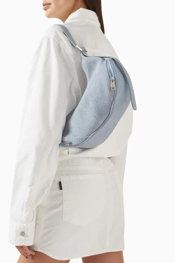 Cargo Hobo Bag in Denim