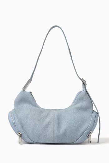 Cargo Hobo Bag in Denim