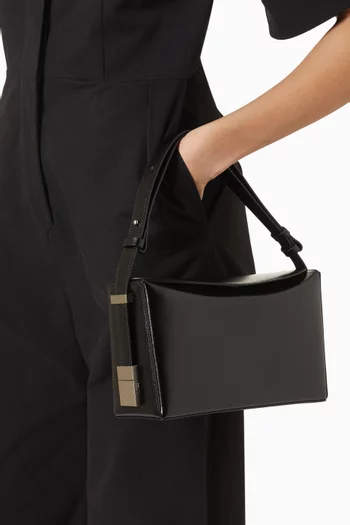 Sandy Box Shoulder Bag in Patent Leather