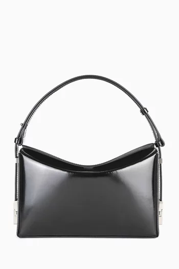 Sandy Box Shoulder Bag in Patent Leather