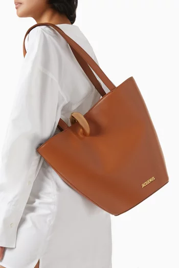 Le Bambola Moyen Tote Bag in Leather
