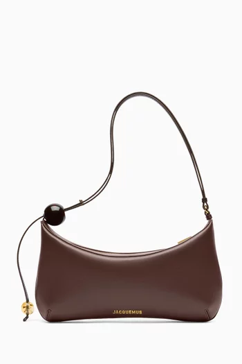 Le Grand Bisou Perle Shoulder Bag in Leather