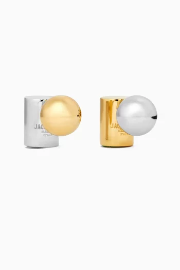 Les Boucles Perlina Earrings in Brass