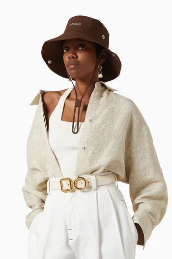 Le Bob de-Nimes Bucket Hat in Cotton