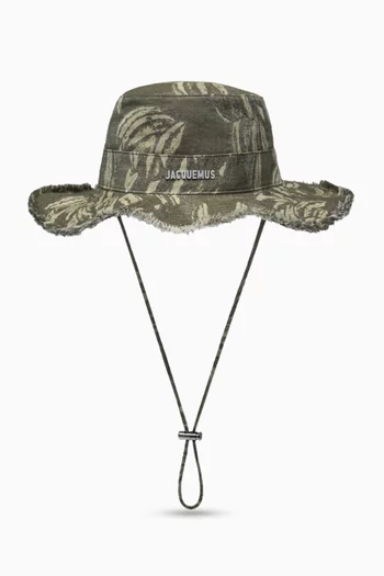Le Bob Artichaut Bucket Hat in Printed-cotton