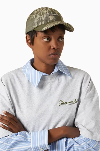 La Casquette Gadjo Baseball Cap in Printed-cotton