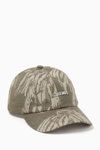 La Casquette Gadjo Baseball Cap in Printed-cotton