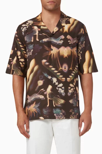 قميص بنقشة لوميير لايوسيل