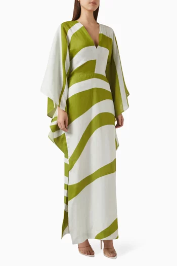 Sintonias Printed Kaftan in Linen