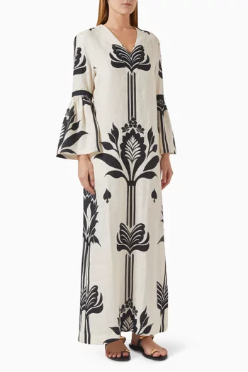 Rajasthan Maxi Dress in Linen