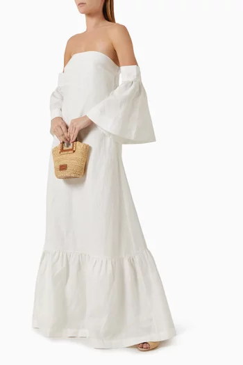 Palacio Maxi Dress in Linen