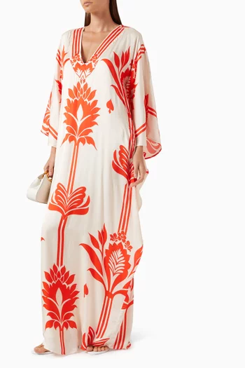 Bidae Kaftan in Viscose-blend