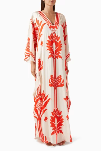 Bidae Kaftan in Viscose-blend