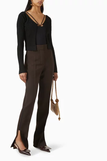 Le Pantalon Tibau Pants in Linen Canvas