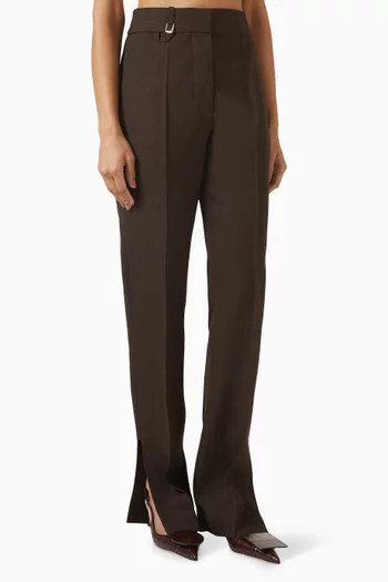 Le Pantalon Tibau Pants in Linen Canvas