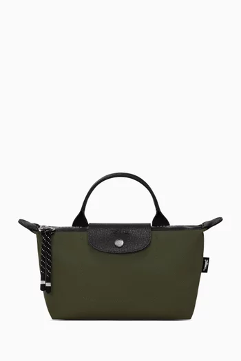 Le Pliage Energy Top Handle Pouch in Recycled Canvas