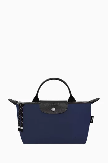 Le Pliage Energy Top Handle Pouch in Recycled Canvas