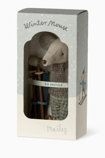 Winter Mouse with Ski Set, Big Brother