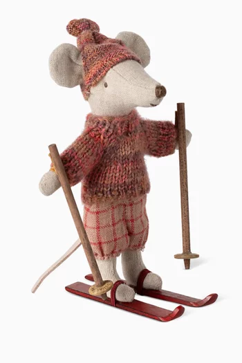Winter Mouse with Ski Set, Big Sister