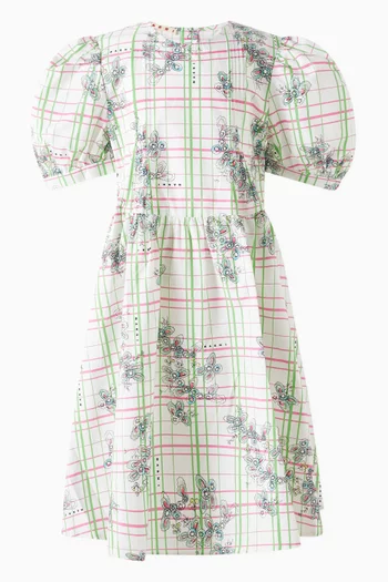 Floral Print Dress in Cotton