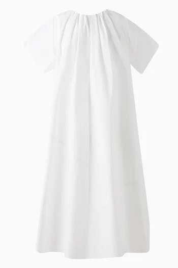 Pleats Dress in Cotton