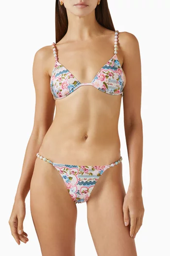Belle Tie-up Bikini Top