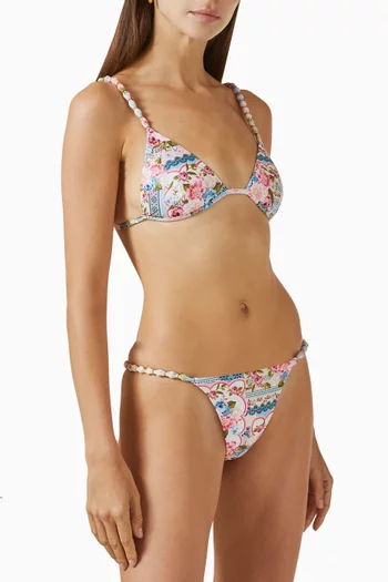 Dakota Ring-trim Bikini Briefs