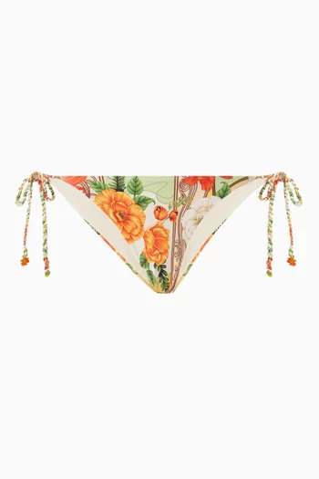 Alegria Floral-print Bikini Briefs