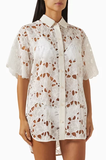 Chrissy Oversized Shirt in Tencel