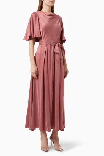 Belted Maxi Dress