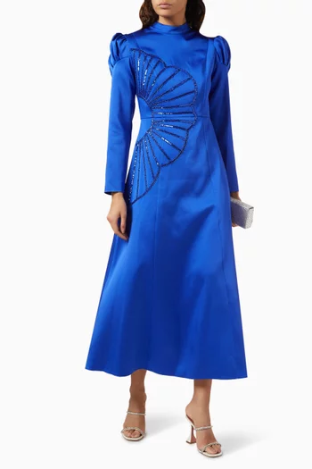 Embellished Design Maxi Dress