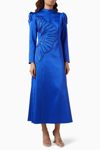 Embellished Design Maxi Dress